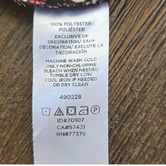 Loft long sleeve  multicolor top size M - Picture 5 of 7